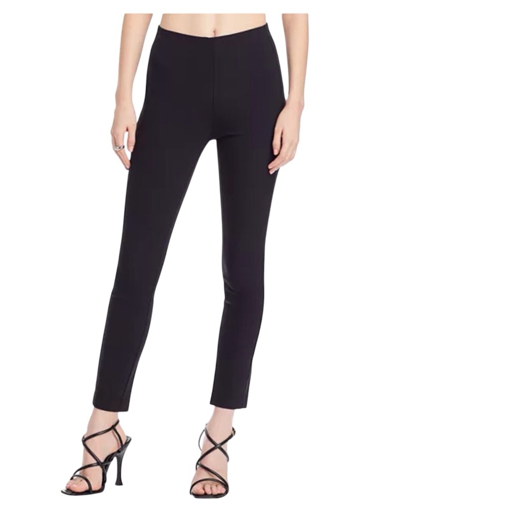 Rag And Bone Simone Pant High Rise Black Zip Back Skinny Ankle Size 00